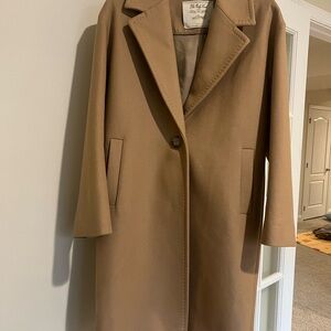 Wilfred Tan Wool Coat for Women